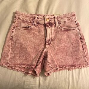 High Rise Midi Shorts